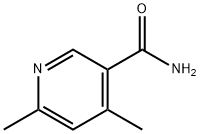 4,6-DIMETHYL-NICOTINAMIDE, 13061-58-0, 结构式