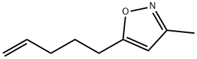 Isoxazole, 3-methyl-5-(4-pentenyl)- (9CI) Structure