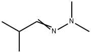 2-メチルプロパナールジメチルヒドラゾン 化学構造式