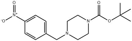 4-(4-NITROBENZYL)PIPERAZINE-1-CARBOXYLIC ACID TERT-BUTYL ESTER Structure