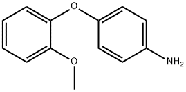 4-(2-甲氧基苯氧基)苯胺,13066-01-8,结构式