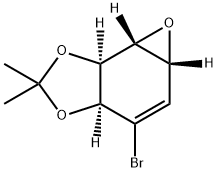[3AS-(3AΑ,5AΒ,6AΒ,6BΑ)]-4-溴-3A,5A,6A,6B-四氢-2,2-二甲基环氧乙烷并[E]-1,3-苯并二茂,130669-74-8,结构式