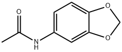 3',4'-メチレンジオキシアセトアニリド 化学構造式