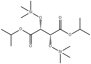 DIISOPROPYL O,O'-BIS(TRIMETHYLSILYL)-L-TARTRATE Struktur