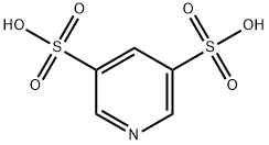 吡啶-3,5-二磺酸 结构式