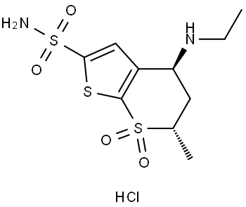 Dorzolamide Hydrochloride Structure