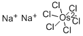 二水六氯锇酸钠,1307-81-9,结构式