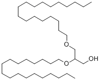 1,2-O-DIOCTADECYL-RAC-GLYCEROL, 13071-61-9, 结构式