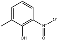 2-ニトロ-6-メチルフェノール 化学構造式