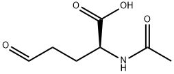 (2S)-2-acetamido-5-oxo-pentanoic acid Struktur