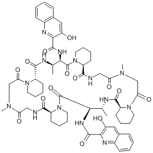 quinaldopeptin Structure