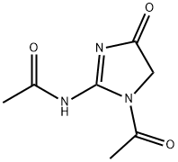 Acetamide,  N-(1-acetyl-4,5-dihydro-4-oxo-1H-imidazol-2-yl)- 结构式