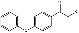 Ethanone,2-chloro-1-(4-phenoxyphenyl)- Structure