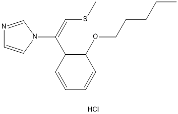 ネチコナゾール塩酸塩 化学構造式