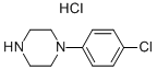 1-(4-CHLOROPHENYL)PIPERAZINE HYDROCHLORIDE Struktur