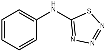 5-(フェニルアミノ)-1,2,3,4-チアトリアゾール 化学構造式