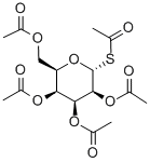 2,3,4,6-Tetra-O-acetyl-1-S-acetyl-1-thio-a-D-galactopyranoside Struktur