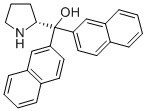 (R)-ジ-2-ナフチルプロリノール 化学構造式