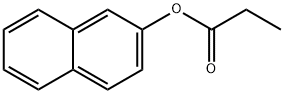 プロピオン酸2-ナフチル 化学構造式