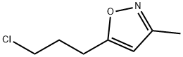 5（3クロロプロピル）　3メチルイソキサゾール 化学構造式