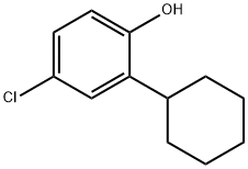 4-CHLORO-2-CYCLOHEXYLPHENOL Struktur