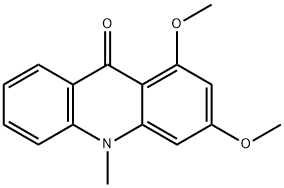 1,3-二甲氧基-10-甲基-9(10H)-吖啶酮 结构式