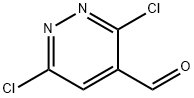 3,6-dichloro-4-pyridazinecarboxaldehyde Struktur