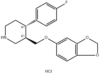 PAROXETINE RELATED COMPOUND C (15 MG) ((+)-TRANS-PAROXETINE HYDROCHLORIDE) Structure