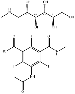 碘他拉葡胺 结构式