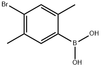 4-溴-2,5-二甲基苯硼酸,130870-00-7,结构式
