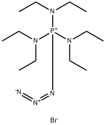 叠氮化三(二乙胺基)溴化, 130888-29-8, 结构式