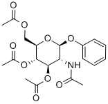 PHENYL 2-ACETAMIDO-3,4,6-TRI-O-ACETYL-2-DEOXY-BETA-D-GLUCOPYRANOSIDE,13089-21-9,结构式