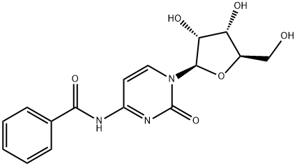 N4-Benzoylcytidine Struktur