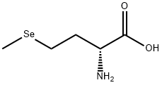 (R)-2-アミノ-4-メチルセレノブタン酸 化学構造式