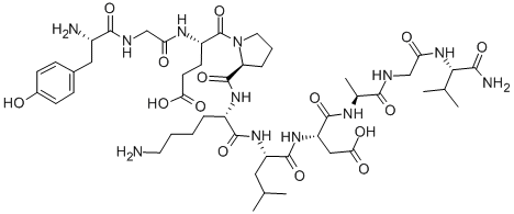 TYR-GLY-GLU-PRO-LYS-LEU-ASP-ALA-GLY-VAL-NH2, 130918-90-0, 结构式