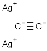 アセチレン化一銀(I) 化学構造式