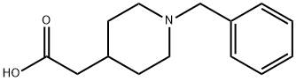 1-苄基-4-哌啶乙酸, 130927-83-2, 结构式