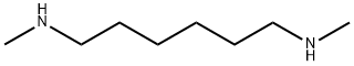 N,N'-ジメチル-1,6-ジアミノヘキサン 化学構造式