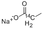 PROPIONIC ACID SODIUM SALT, [2-14C] Structure