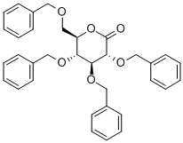 2,3,4,6-テトラ-O-ベンジル-D-グルコノ-1,5-ラクトン 化学構造式