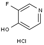 3-フルオロ-4-ヒドロキシピリジン塩酸塩 化学構造式