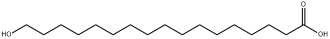 17-HYDROXYHEPTADECANOIC ACID Structure