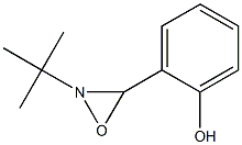 2-(2-TERT-BUTYL-1,2-OXAZIRIDIN-3-YL)PHENOL Structure