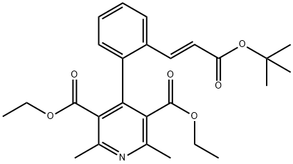 脱氢拉西地平, 130996-24-6, 结构式