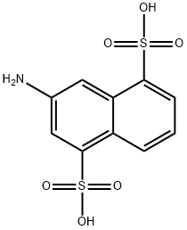 2-Amino-4,8-naphthalenedisulfonic acid Struktur