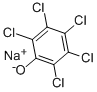 Sodium pentachlorophenolate Struktur