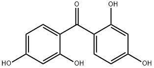 2,2',4,4'-Tetrahydroxybenzophenone Struktur
