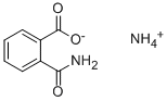 ammonium 2-(aminocarbonyl)benzoate Structure