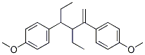 3-エチル-2,4-ビス(P-メトキシフェニル)-1-ヘキセン 化学構造式