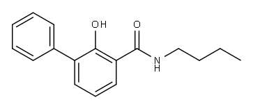 Butylphenamide Structure